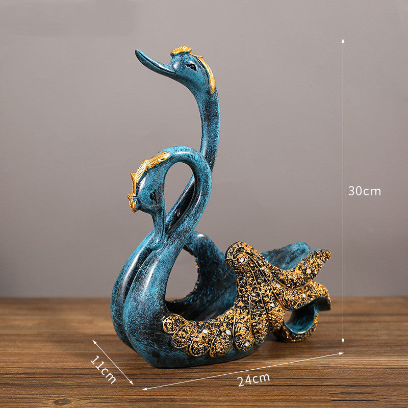 Light Luxury Swan Wine Rack High-end Creative Handicraft Ornaments